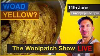 The Woolpatch Show LIVE | S4 June - Dyeing Yarn Yellow with Woad and the Mini Botanics Shawl.