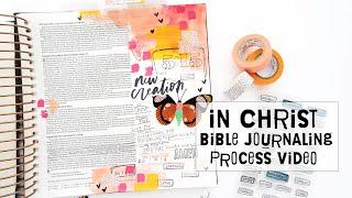 Mixed Media Bible Journaling | In Christ Daily Scripture Cards