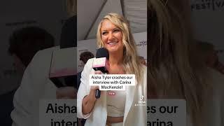 Aisha Tyler Crashes Our Interview With Carina McKenzie