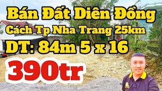 Đất THỔ CƯ TẠI XÃ DIÊN ĐỒNG | cách tp nha trang 29km | đất nền diên khánh | bds diên khánh