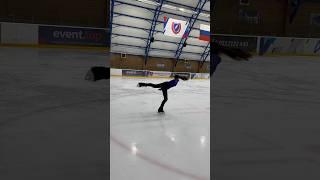Учим либелу #фигурноекатание #вселенскийлед #еленаальшаннан #фигуристка #лед #тренер #тренировка