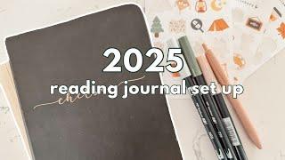 2025 reading journal set up | BOOKMAS DAY 11