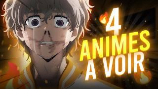 Les 4 ANIMES À VOIR ABSOLUMENT en 2024 !