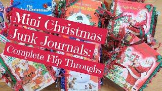 Mini Christmas Junk Journals: Tell-A-Tale and Junior Elf