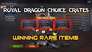 Crossfire west : opening royal dragon choice crates - WINNING RARE ITEMS