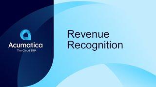 Set up Allocation Rules to Recognize Revenue - Acumatica Construction Edition