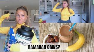 HOW TO MAINTAIN MUSCLE DURING RAMADAN| DONT LOSE THE GAINS WHILE FASTING| PROTEIN SHAKE RECIPE!!