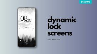 HyperOS Dynamic Lock Screen Themes | Best HyperOS Themes