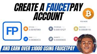 HOW TO CREATE A FAUCETPAY ACCOUNT