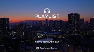 Relaxing BGM｜BGM at sunset in Tokyo｜For studying & working｜19 songs used in Tokyo Gourmet Cat