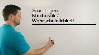 Stochastik Grundlagen, Wahrscheinlichkeit| Mathe by Daniel Jung