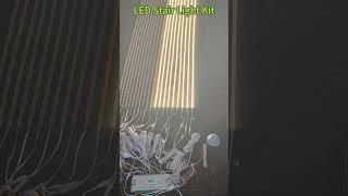  Light Up Every Step — ES32 Motion Sensor LED Stair Light Kit - superlightingled