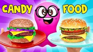 Candy VS Real Food || BEST Recipes by Slime Sam 