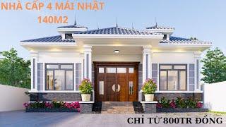 Nhà vườn mái nhật siêu đẹp 140m2 ở thanh hóa chỉ từ 800 triệu đồng.