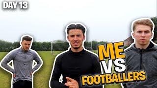 SHOOTING COMPETITION vs FOOTBALLERS... (DAY IN THE LIFE OF A FOOTBALLER) | Day 13