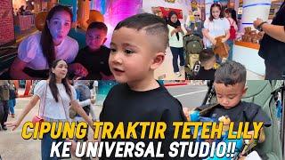 PERDANA KE UNIVERSAL STUDIO!! CIPUNG EXCITED!! NAGITA NGASUH SEHARIAN RAFATHAR CIPUNG LILY!!!