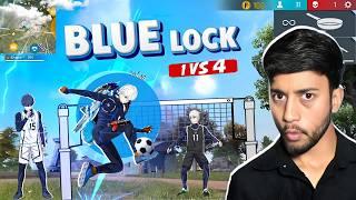 Blue Lock Football Bundles Solo Vs Squad OP Gameplay - Free Fire Max