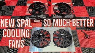 82-92 Camaro New Spal Radiator Fans Make a HUGE Difference