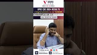 Congratulations to Ranker Charan Teja Interview Guidance Secured AIR 231 - UPSC CSE Results 2024