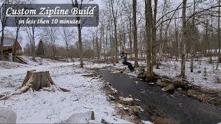 Building a zipline - start to finish