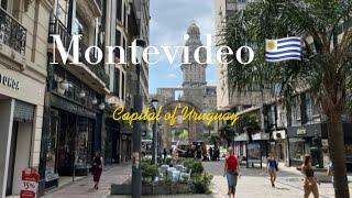 Montevideo  -  Capital of Uruguay - Walking Tour - 4k 60fps 2024