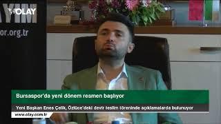 Bursaspor yeni dönem başlıyor! Yeni Başkan Enes Çelik'ten önemli mesajlar...