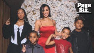 Kim Kardashian and Kanye West’s four children look all grown up in holiday photos