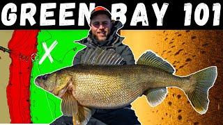 How to FIND and CATCH Green Bay Walleyes in the Spring - Locations, Presentations, Tips, & Tricks