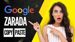 Zaradi 100$ Za 15 Minuta Rada Dnevno - COPY/PASTE Google Zarada