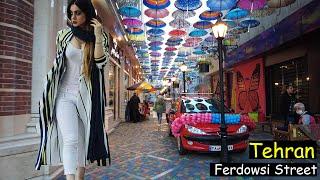 Walking Tehran Ferdowsi Street (Ferdowsi Square )- تهران خیابان فردوسی ( میدان فردوسی )