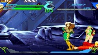 X-Men VS Street Fighter - Cammy/Rogue - Expert Difficulty Playthrough