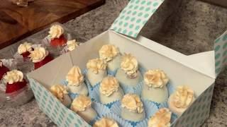 Cheesecake stuffed strawberries Tutorial