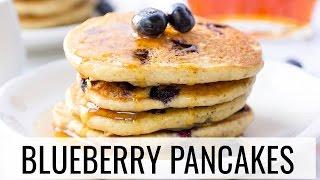 Vegan Blueberry Quinoa Pancakes | Healthy Breakfast Ideas