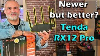 Tenda RX12 Pro AX3000 WIFI 6 router Speed and Range Test, Review and compare to RX9 Pro