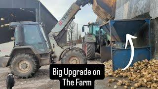 The upgrade has finally arrived #farm #farming #cows #sheep #tractors #lambs #irish #ireland