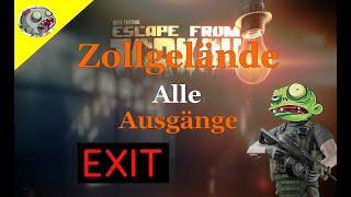 Escape from Tarkov | Anfänger Guide | Zollgelände/Customs | Alle Ausgänge | HD