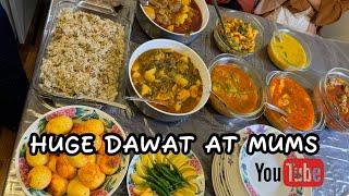 HUGE DAWAT AT MUMS #dailyvlogs