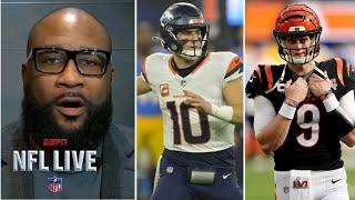 NFL LIVE | "Broncos are gonna clinch playoffs!" - Marcus Spears: Bo Nix will bury Bengals in Week 17