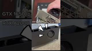 Don't buy a low profile GPU without watching this video!  #gpu #gtx1650 #a2000 #lowprofile