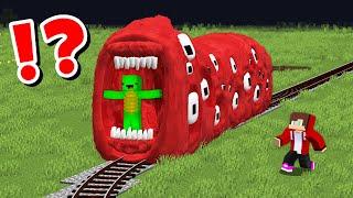 JJ and Mikey vs TRAIN EATER CHALLENGE in Minecraft / Maizen Minecraft