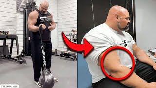 BRIAN SHAW IS ARMWRESTLING TOO MUCH!!