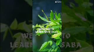 Welcome to learn with Saba #biology #researchmethodology #floralbiology #research #botany