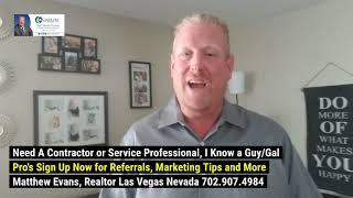 Las Vegas Realtor I Know a Guy/Gal Business Network.  Resource for Homeowners & Business Owners