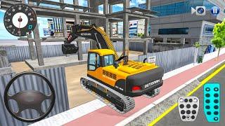 New Excavator Working in Construction Building - 3D Driving Class 2024 - Android gameplay