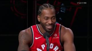 Kawhi Leonard laughs at Media Day and says he is a fun guy