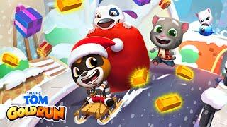  Help Santa Tom! Talking Tom Gold Run Update (NEW Gameplay)