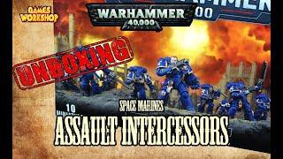 Warhammer 40000 / Space Marines / Assault Intercessors / Unboxing