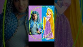 Chloe Descendants + Rapunzel #descendants #disney #mixingcharacters #ai #mixing #art