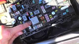 2019 Chrysler Pacifica Power Outlet Fuses, USB Fuses