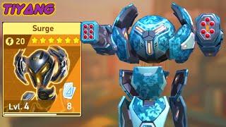 Surge and Missile Rack: A Huge Destructive Combo In Mech Arena